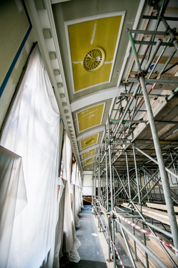 Darlington and Stockton Times: Inside the renovation of Darlington Library Picture: SARAH CALDECOTT